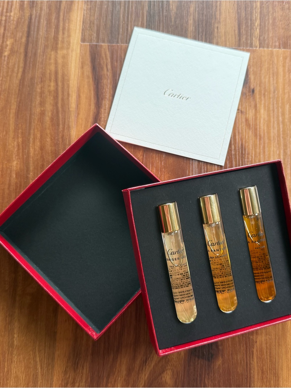 Cartier Women's Fragrance Roller Trio - Gold/Brown/Amber